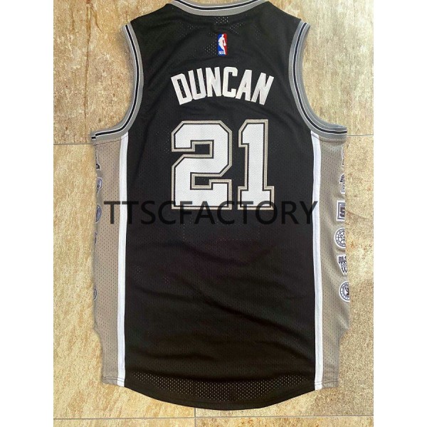 San Antonio Spurs Trikot DUNCAN 21 Retro Schwarz Swingman - Herren San Antonio Spurs Trikot DUNCAN 21 Retro Schwarz Swingman - Herren